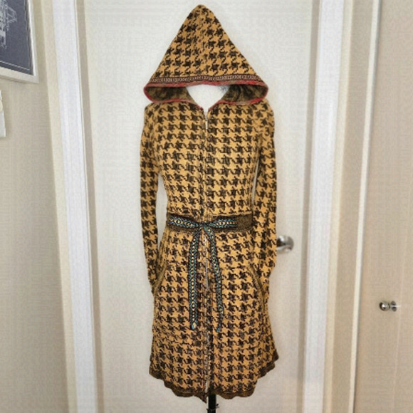 Scrapbook houndstooth hoodie jacket - Picture 1 of 13